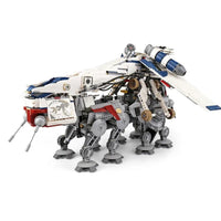 Thumbnail for Building Blocks MOC Republic Dropship AT-OT Walker Bricks Toy 05053 - 17