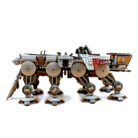 Thumbnail for Building Blocks MOC Republic Dropship AT-OT Walker Bricks Toy 05053 - 9