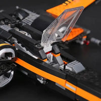 Thumbnail for Building Blocks Star Wars MOC 05004 Poe X-Wing Fighter Bricks Toys - 6