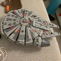 Thumbnail for Building Blocks Star Wars MOC 05007 Millennium Falcon Bricks Toy - 12