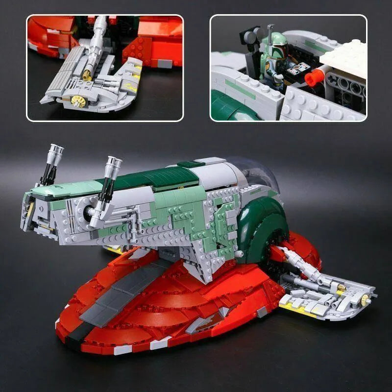 Building Blocks Star Wars 05037 UCS MOC Slave I One Bricks Toys - 2