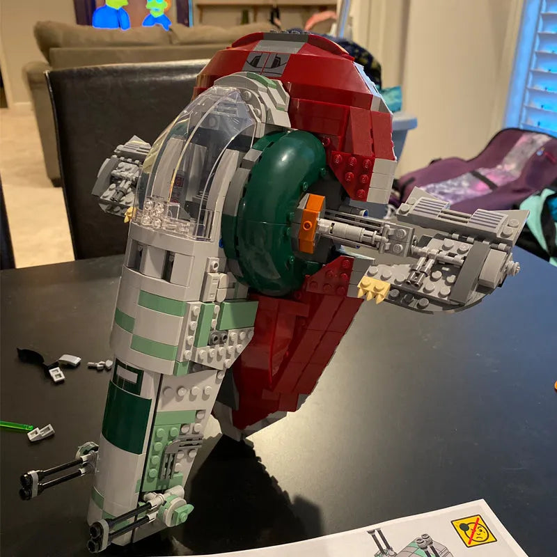 Building Blocks Star Wars 05037 UCS MOC Slave I One Bricks Toys - 6
