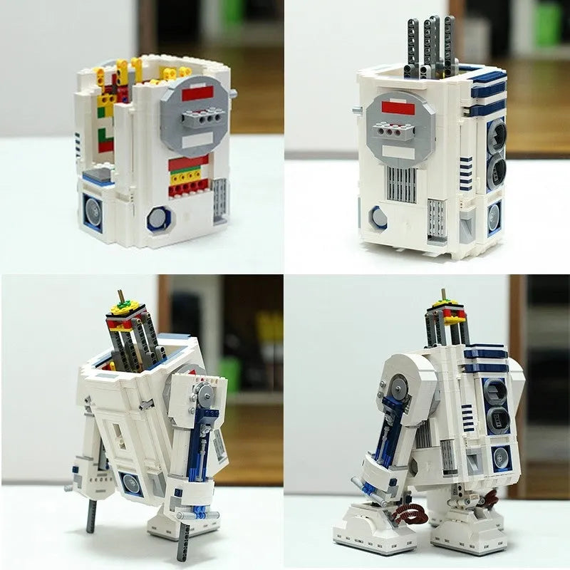 Building Blocks Star Wars MOC 05043 The R2D2 Robot Bricks Toys Construction Set Toys - 5