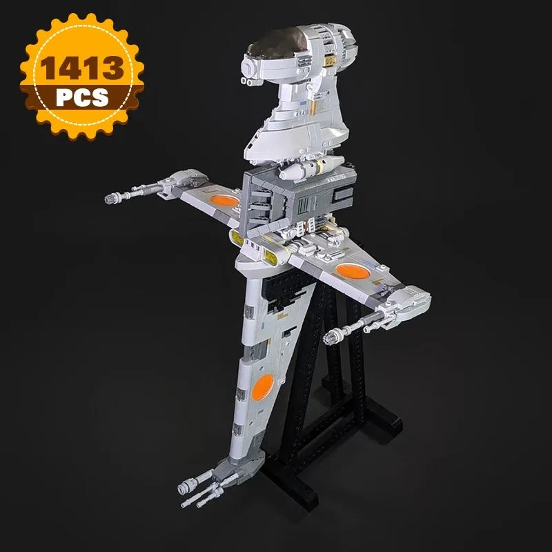 Building Blocks Star Wars MOC 05045 B-Wing Fighter Bricks Toys - 8