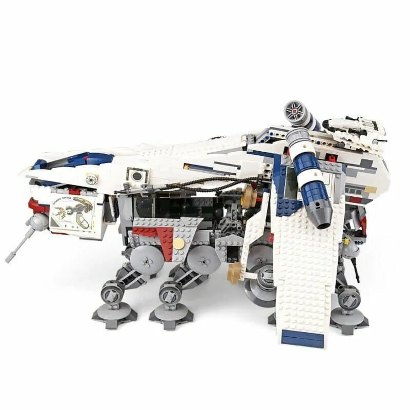 Building Blocks Star Wars MOC 05053 Republic Dropship AT-OT Walker Bricks Toy - 8