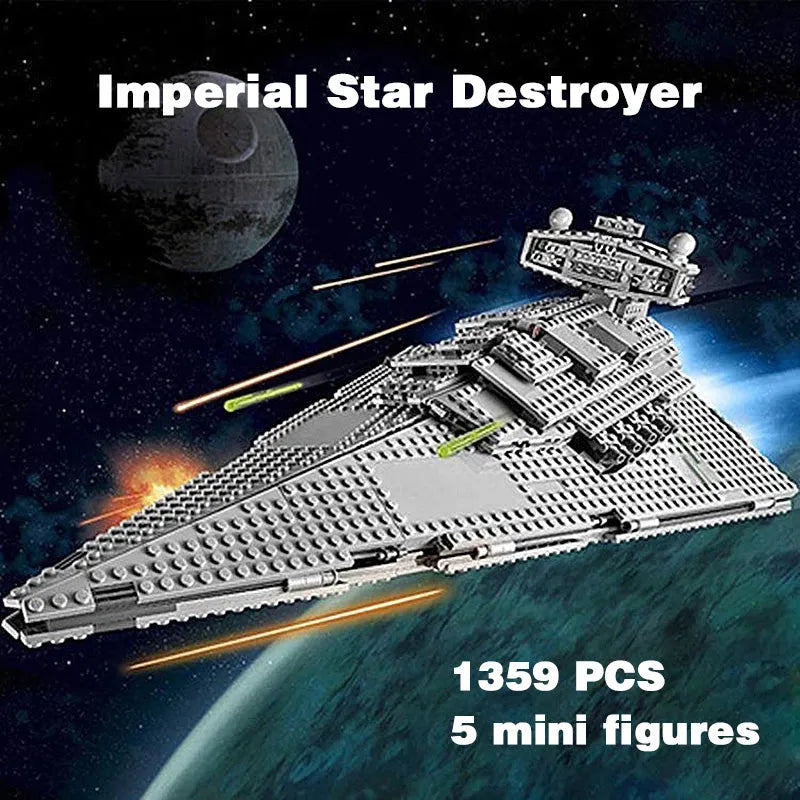 Building Blocks Star Wars MOC 05062 Imperial Star Destroyer Bricks Toy - 3