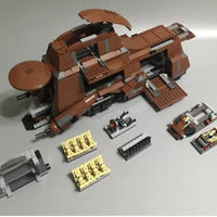 Thumbnail for Building Blocks Star Wars MOC 05069 Trade MTT Federation Bricks Toy - 8