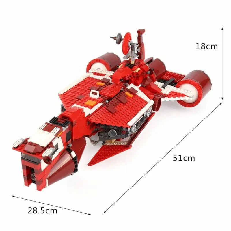 Building Blocks MOC Star Wars 05070 Republic Cruiser Bricks Toy - 4