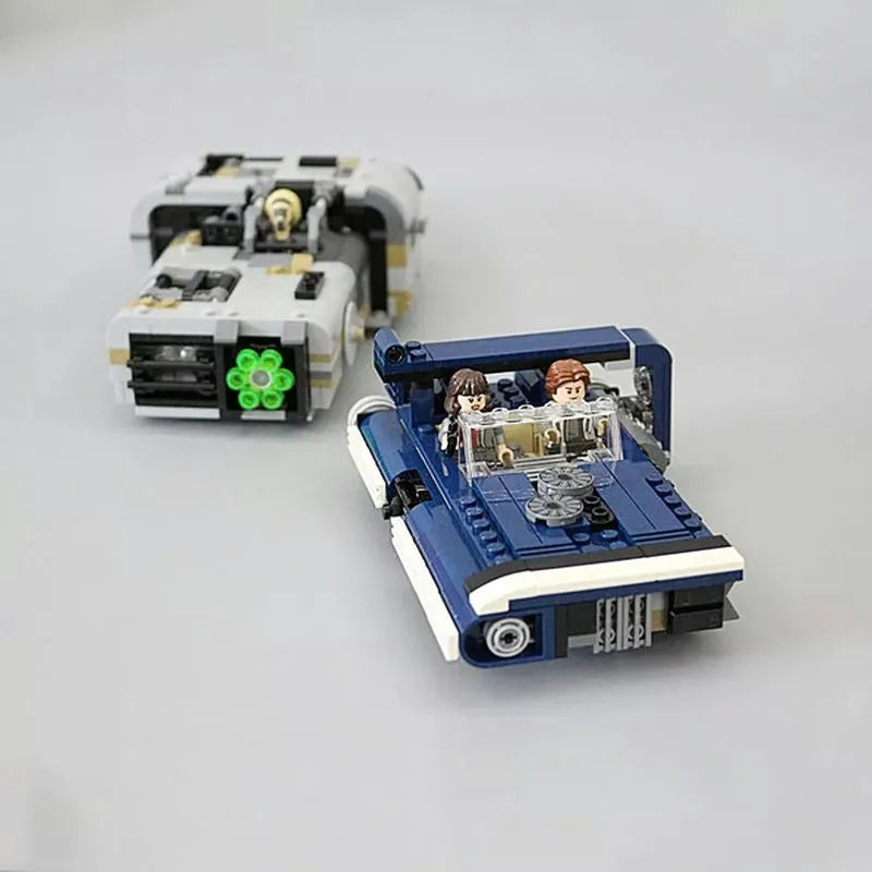 Building Blocks Star Wars 10897 Han Solo’s Landspeeder Bricks Toys - 3