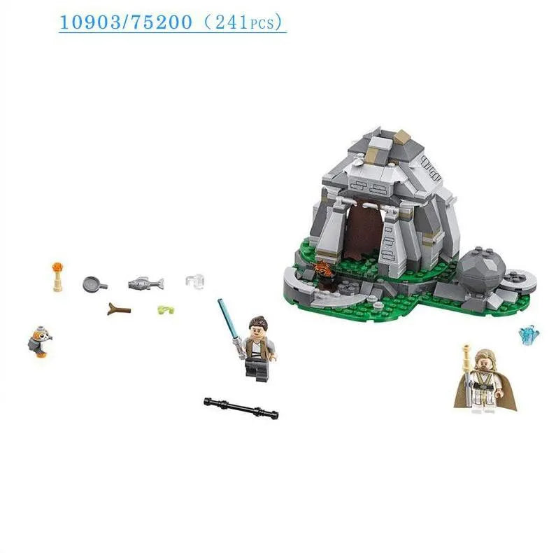 Building Blocks Star Wars 10903 MOC Ahch Island Kids Bricks Toys Construction Set Toys - 6
