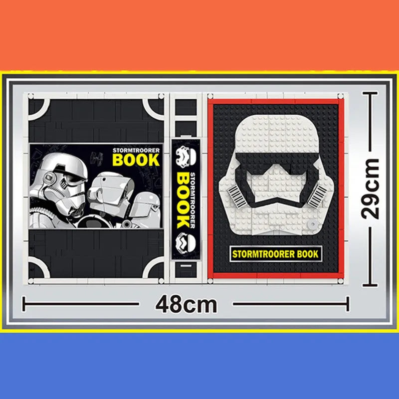 Building Blocks Star Wars MOC 13003 Storm Trooper Book Bricks Toy - 8