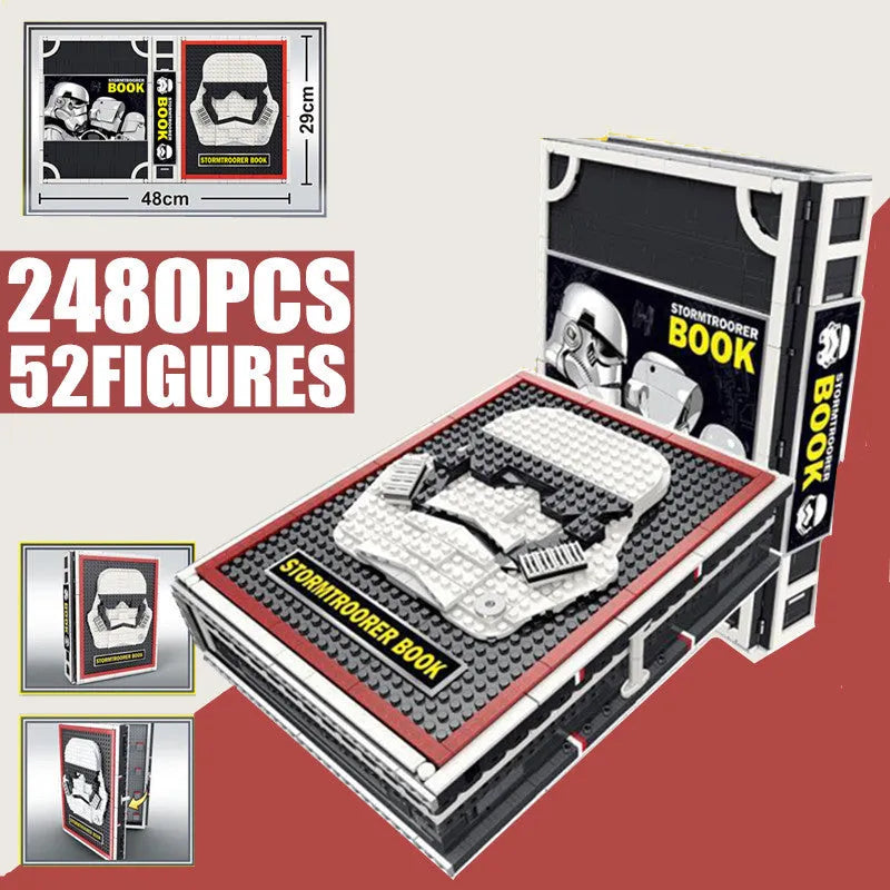 Building Blocks Star Wars MOC 13003 Storm Trooper Book Bricks Toy - 4