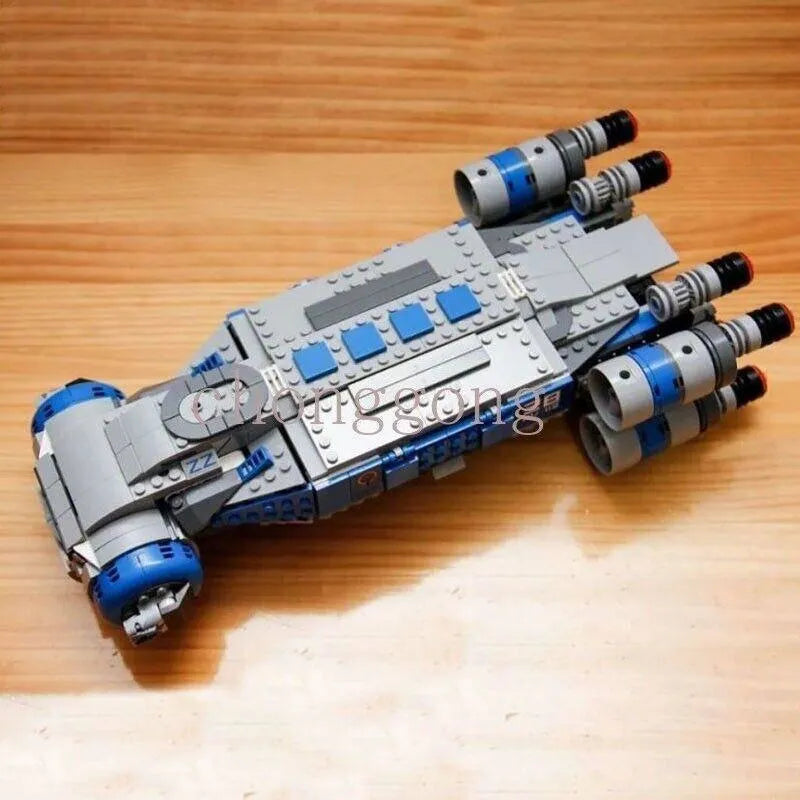 Building Blocks MOC Star Wars 60018 Resistance I-TS Transport Bricks Toys - 1