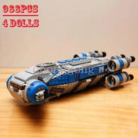 Thumbnail for Building Blocks MOC Star Wars 60018 Resistance I-TS Transport Bricks Toys - 3