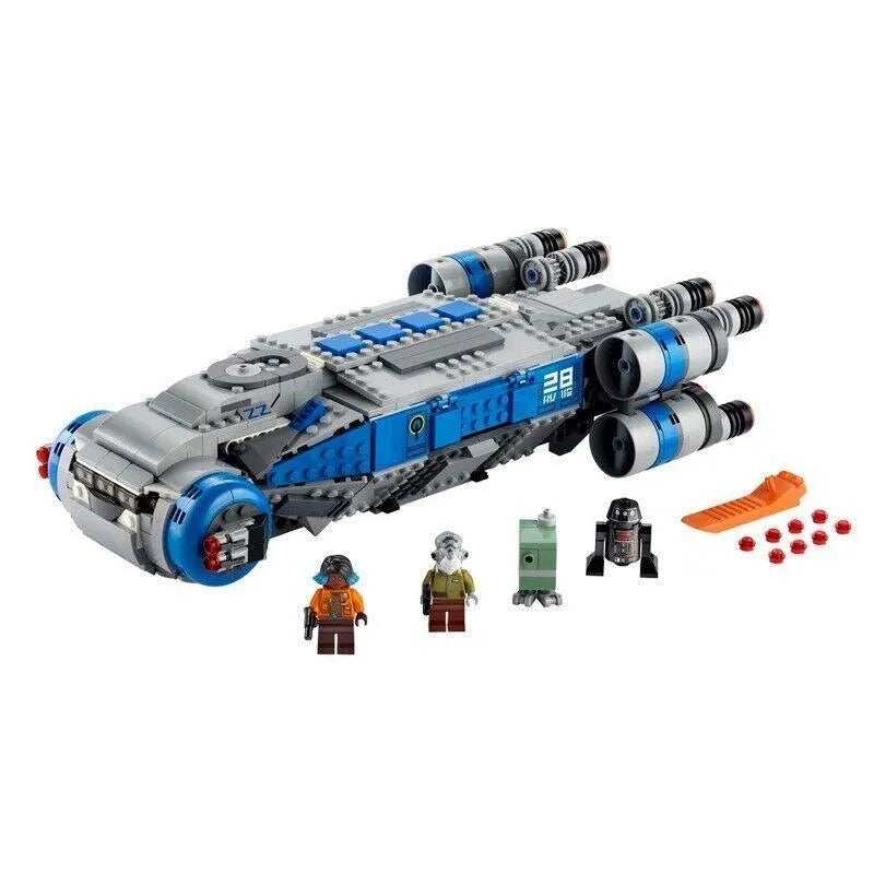 Building Blocks MOC Star Wars 60018 Resistance I-TS Transport Bricks Toys - 4