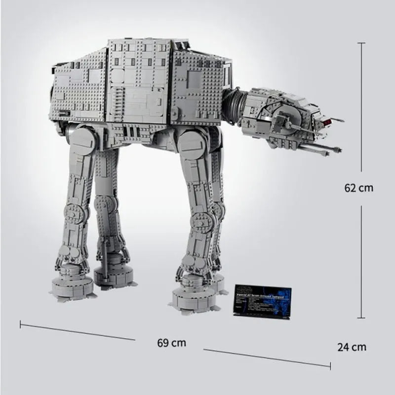 Building Blocks Star Wars MOC A66677 UCS AT-AT Walker Bricks Toy - 10