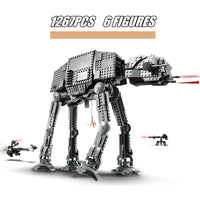 Thumbnail for Building Blocks Star Wars MOC AT-AT Walker Luke Skywalker Bricks Toy 99920 - 1