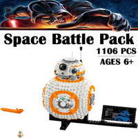 Thumbnail for Building Blocks Star Wars MOC BB-8 Robot Bricks Toys 10906 - 2