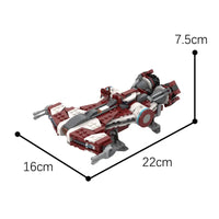 Thumbnail for Building Blocks Star Wars MOC Defender - Class Cruiser Bricks Toys 05085 - 2