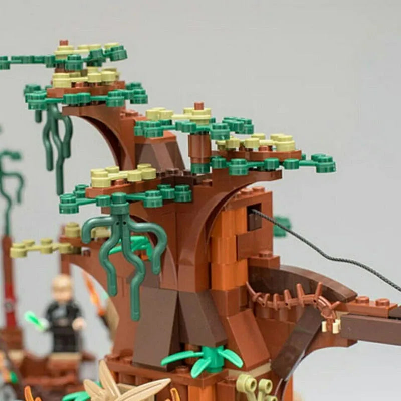 Building Blocks Star Wars MOC Ewok Village Building Blocks Bricks Toy - 10