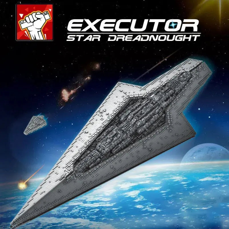 Building Blocks Star Wars MOC Executor Class Dreadnought Bricks Toys - 2