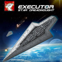 Thumbnail for Building Blocks Star Wars MOC Executor Class Dreadnought Bricks Toys - 2