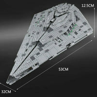Thumbnail for Building Blocks Star Wars MOC First Order Destroyer Bricks Toy 99801 - 3