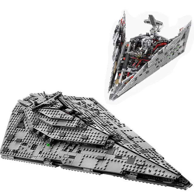 Building Blocks Star Wars MOC First Order Destroyer Bricks Toy 99801 - 1