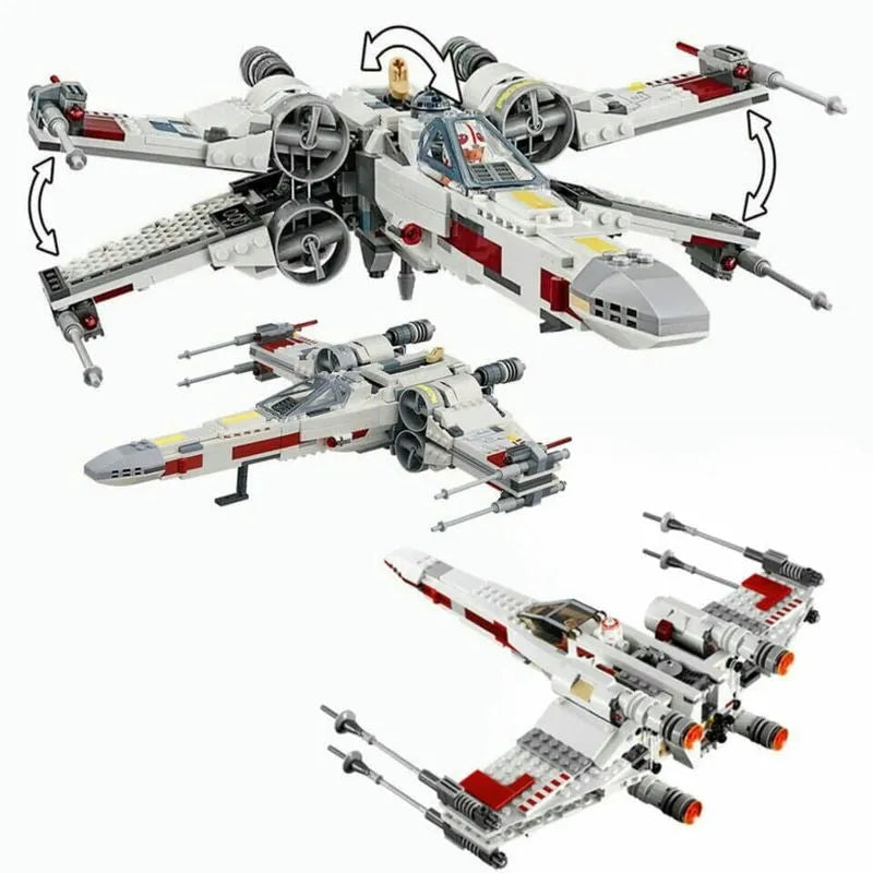 Building Blocks Star Wars MOC First X-Wing Starfighter Bricks Toys 05145 - 5