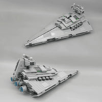 Thumbnail for Building Blocks MOC Star Wars Imperial Destroyer Bricks Toys 05062 Construction Set Toys - 16