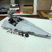Thumbnail for Building Blocks MOC Star Wars Imperial Destroyer Bricks Toys 05062 Construction Set Toys - 6