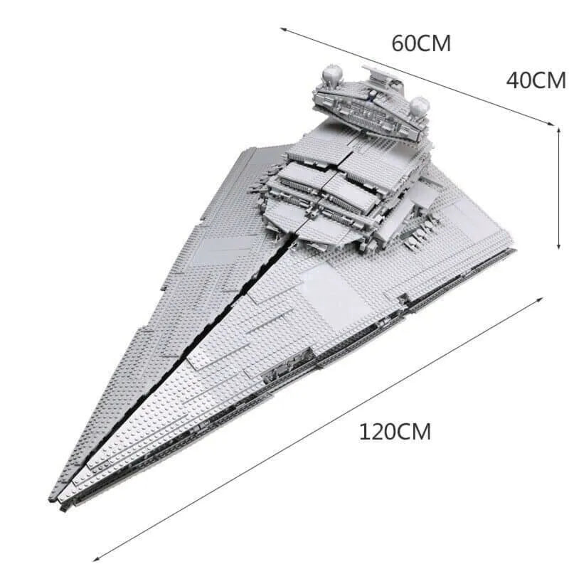 Building Blocks Star Wars MOC Imperial Destroyer UCS Space Ship Bricks Toys - 2