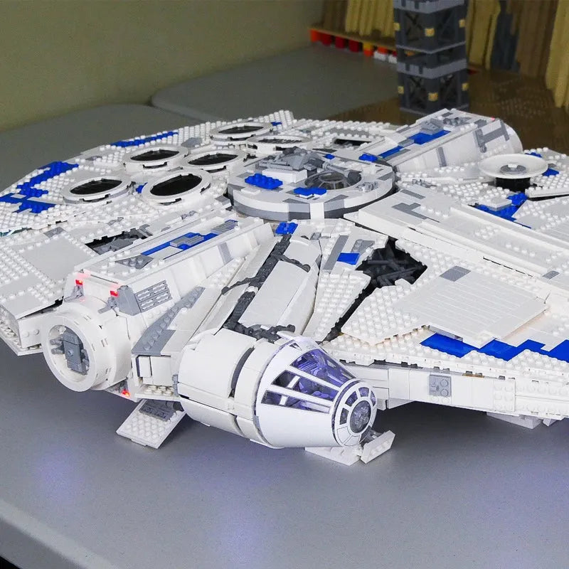 Building Blocks MOC Star Wars Kessel Run Millennium Falcon Bricks Toy - 5