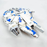 Thumbnail for Building Blocks MOC Star Wars Kessel Run Millennium Falcon Bricks Toy - 4