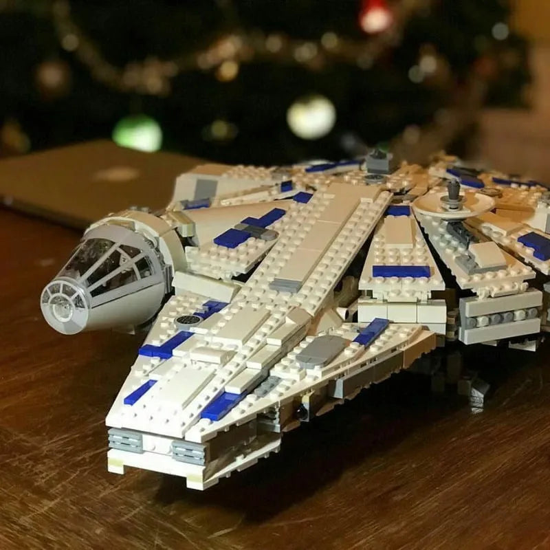 Building Blocks MOC Star Wars Kessel Run Millennium Falcon Bricks Toy Construction Set Toys - 6