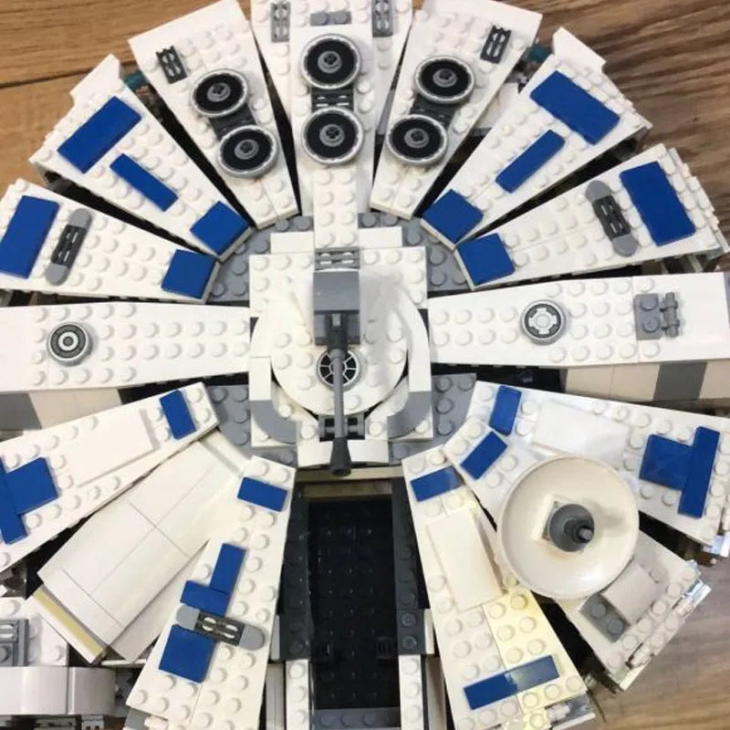 Building Blocks MOC Star Wars Kessel Run Millennium Falcon Bricks Toy Construction Set Toys - 7