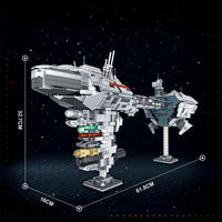 Thumbnail for Building Blocks Star Wars MOC Nebulon-B Medical Frigate Bricks Toy 05083 - 10