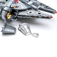 Thumbnail for Building Blocks MOC Star Wars NEW Millennium Falcon Bricks Toy 99022 Construction Set Toys - 13