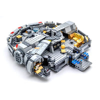 Thumbnail for Building Blocks MOC Star Wars NEW Millennium Falcon Bricks Toy 99022 Construction Set Toys - 15