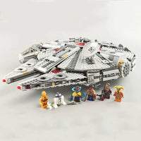 Thumbnail for Building Blocks MOC Star Wars NEW Millennium Falcon Bricks Toy 99022 Construction Set Toys - 4