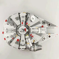 Thumbnail for Building Blocks MOC Star Wars NEW Millennium Falcon Bricks Toy 99022 Construction Set Toys - 8