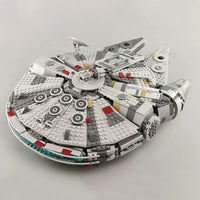 Thumbnail for Building Blocks MOC Star Wars NEW Millennium Falcon Bricks Toy 99022 Construction Set Toys - 10
