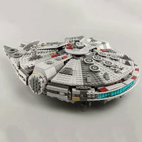 Thumbnail for Building Blocks MOC Star Wars NEW Millennium Falcon Bricks Toy 99022 Construction Set Toys - 2