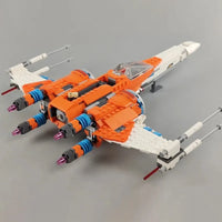 Thumbnail for Building Blocks Star Wars MOC Poe Dameron’s X - Wing Bricks Toys 60019 - 3