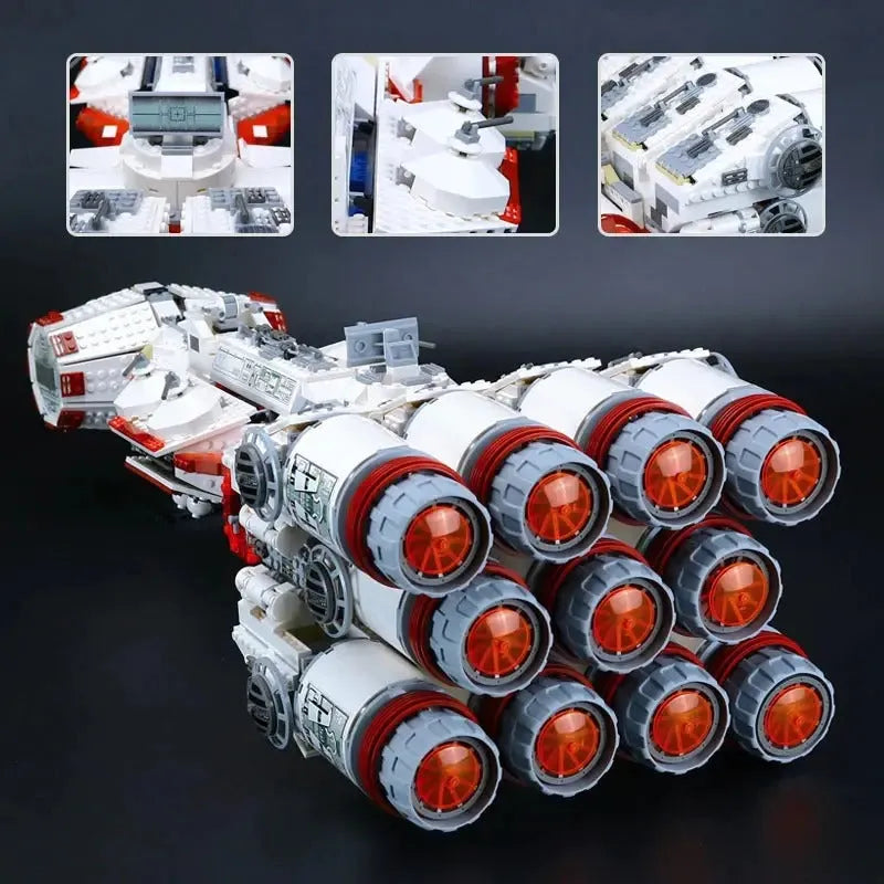 Building Blocks MOC Star Wars Rebel Blockade Runner Bricks Toy 05046 - 6