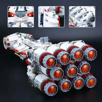 Thumbnail for Building Blocks MOC Star Wars Rebel Blockade Runner Bricks Toy 05046 - 6