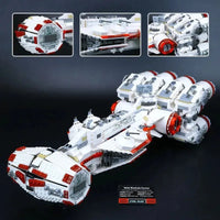 Thumbnail for Building Blocks MOC Star Wars Rebel Blockade Runner Bricks Toy 05046 - 5