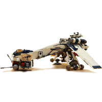Thumbnail for Building Blocks MOC Star Wars Republic Dropship AT - OT Walker Bricks Toy 05053 - 3