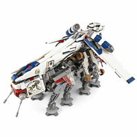 Thumbnail for Building Blocks MOC Star Wars Republic Dropship AT - OT Walker Bricks Toy 05053 - 14