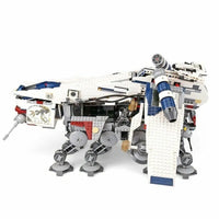 Thumbnail for Building Blocks MOC Star Wars Republic Dropship AT - OT Walker Bricks Toy 05053 - 17